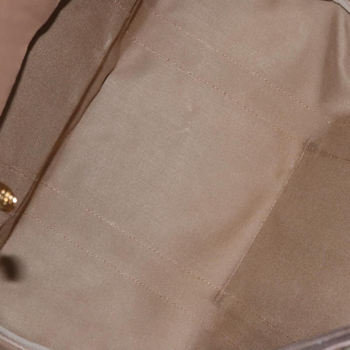 GUCCI GG Supreme Boston Bag PVC Leather Beige Gold ep6350