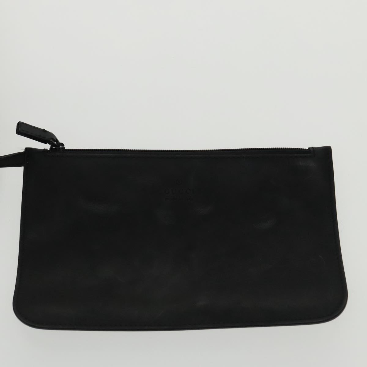 GUCCI Bamboo Mesh Hand Bag Nylon Black 001 5638 ep6383