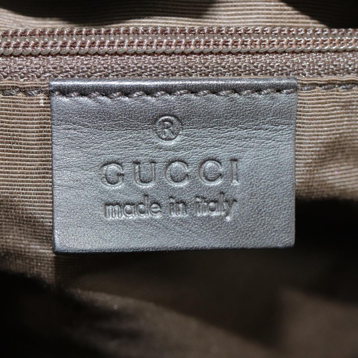 GUCCI GG Canvas Hand Bag Brown 76554 ep6486