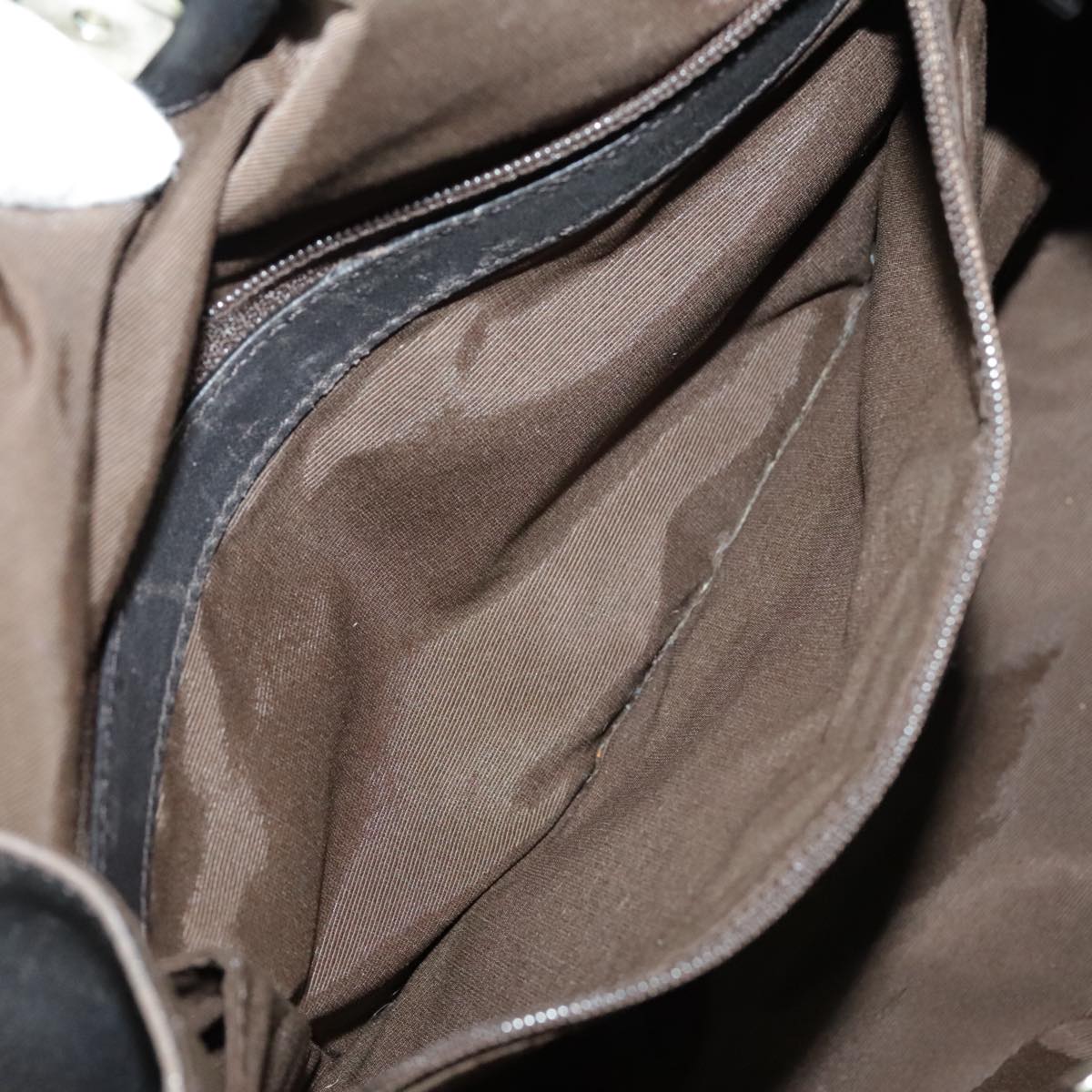 GUCCI GG Canvas Hand Bag Brown 76554 ep6486