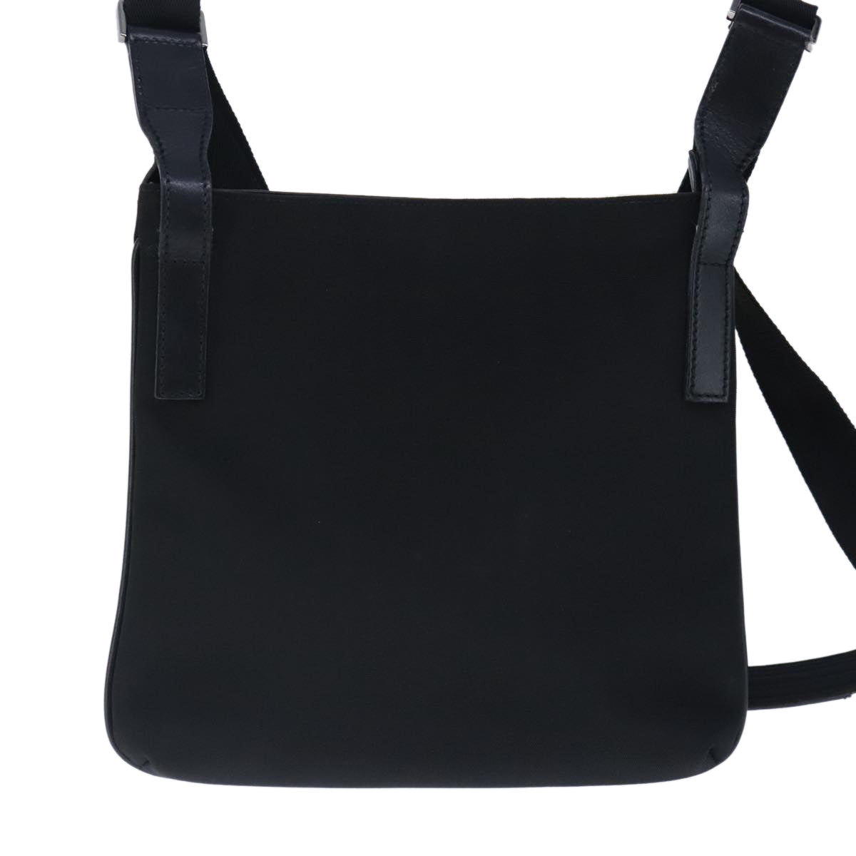 GUCCI Shoulder Bag Canvas Black 122793 ep6492