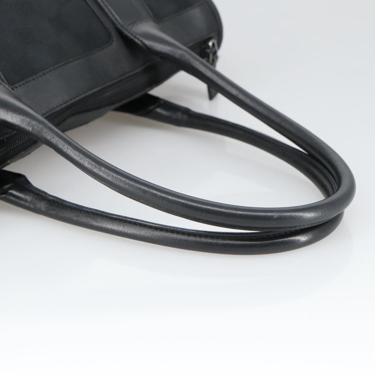 GUCCI GG Canvas Hand Bag Black Silver 000 0855 ep6498
