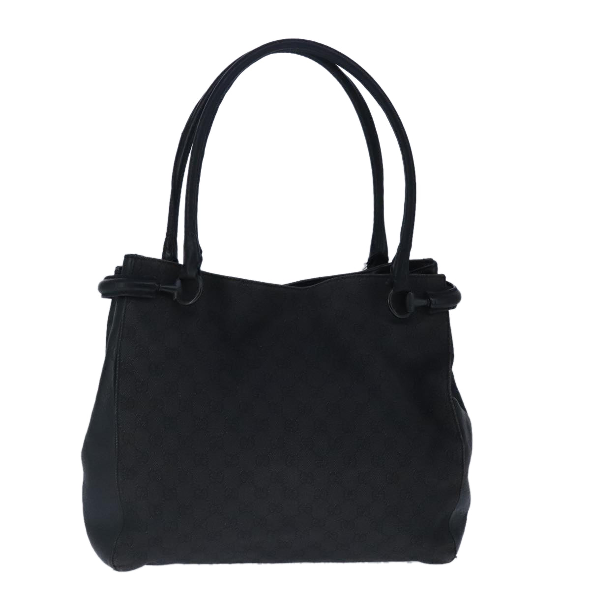 GUCCI GG Canvas Tote Bag Black 101346 ep6586
