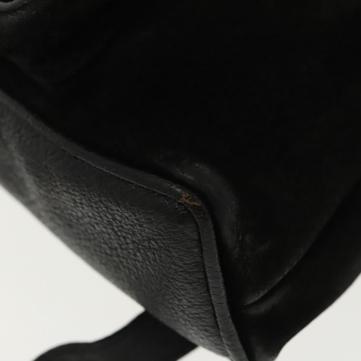 GUCCI Bamboo Backpack Suede Black Gold 003 1705 0030 ep6590