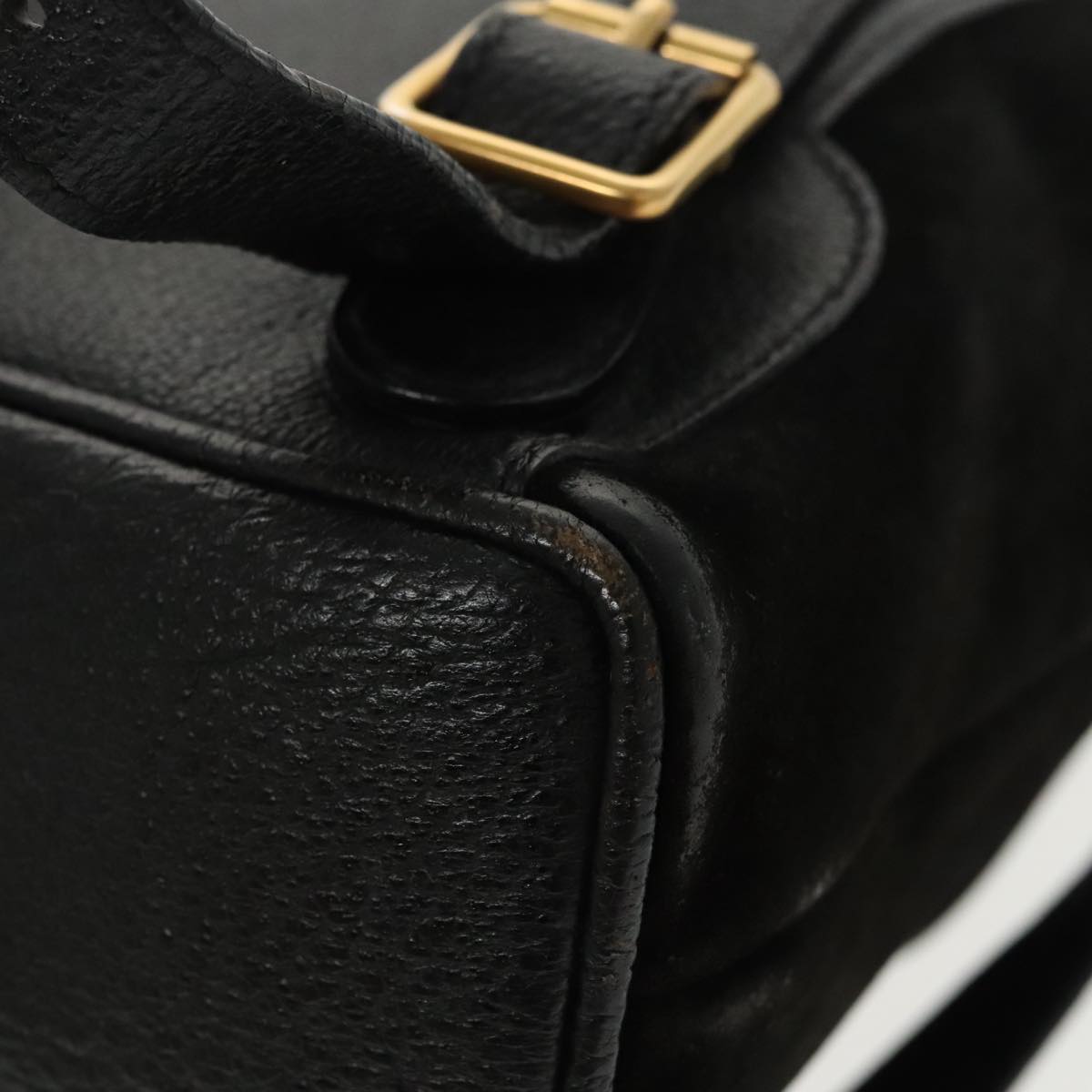 GUCCI Bamboo Backpack Suede Black Gold 003 1705 0030 ep6590