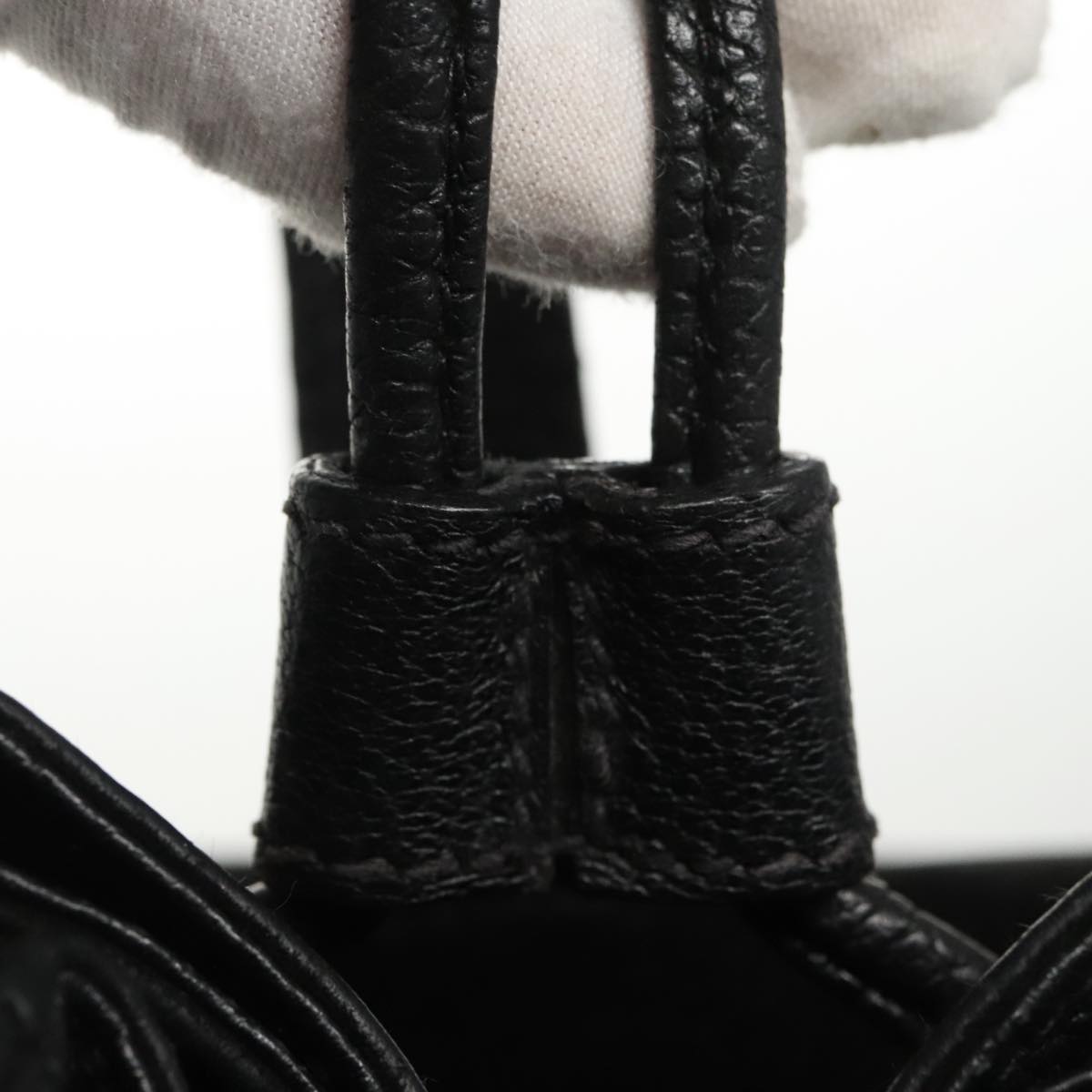 GUCCI Bamboo Backpack Suede Black Gold 003 1705 0030 ep6590