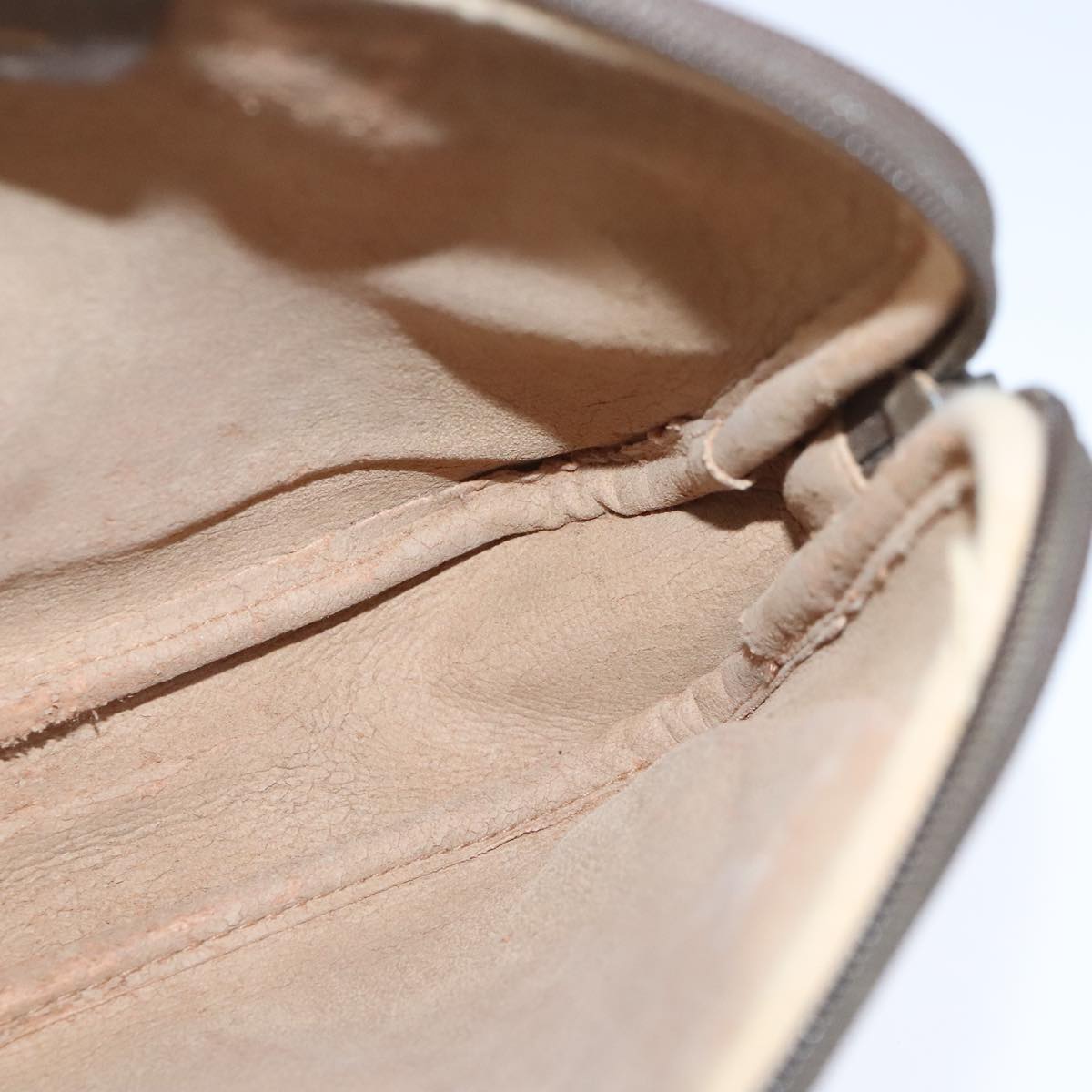 GUCCI GG Supreme Shoulder Bag PVC Leather Beige Gold 97 02 068 ep6599