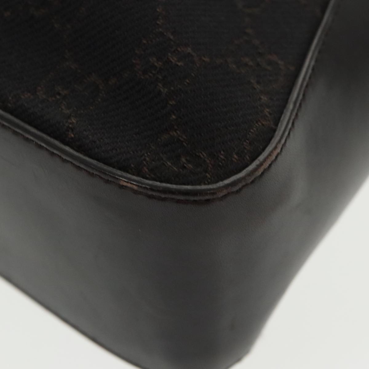 GUCCI GG Canvas Tote Bag Silver Brown 73983 ep6697