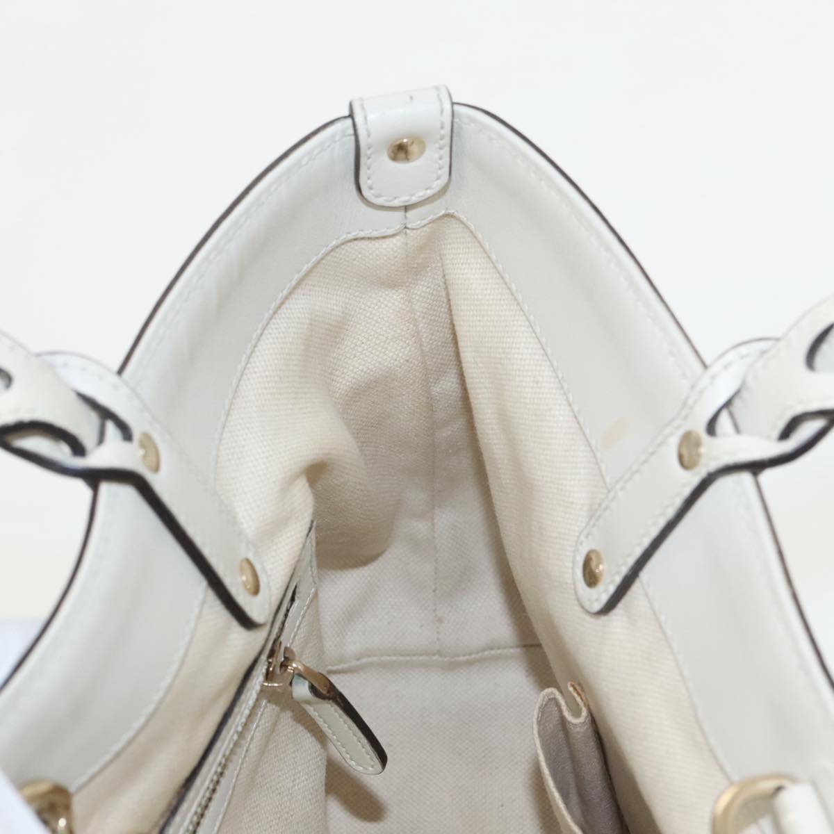 GUCCI Tote Bag Canvas Beige 269878 ep6705
