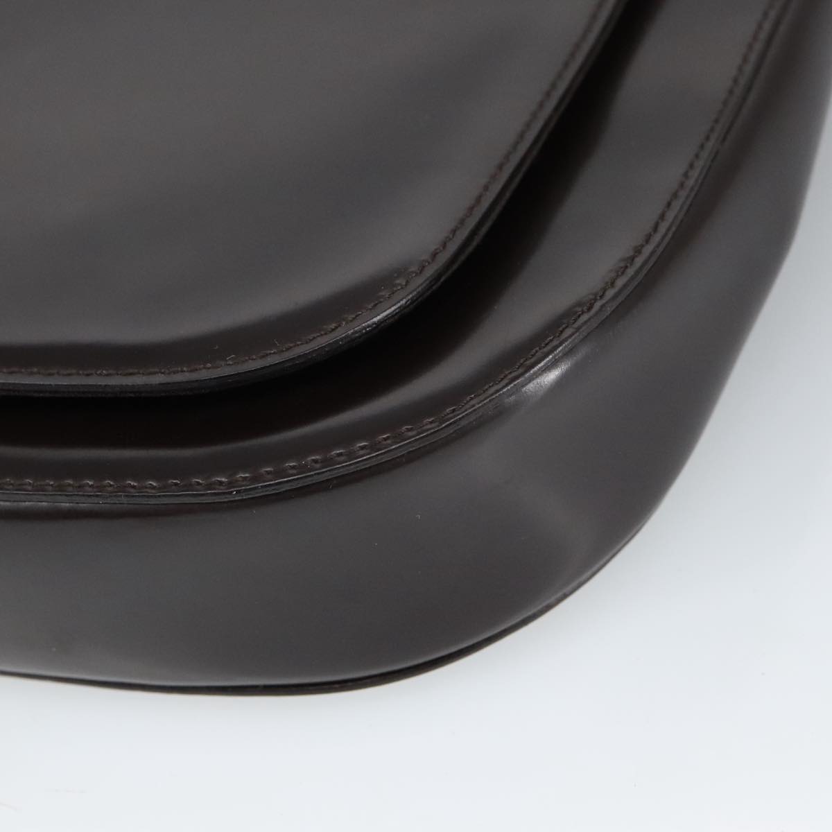 GUCCI Shoulder Bag Leather Brown 001 3195 ep6740