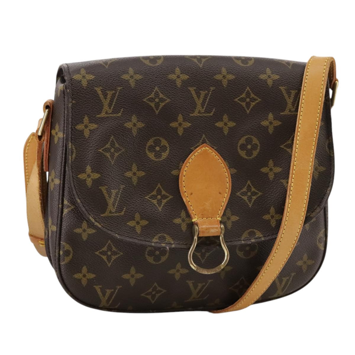 LOUIS VUITTON Monogram Saint Cloud GM Shoulder Bag M51242 LV ep6822