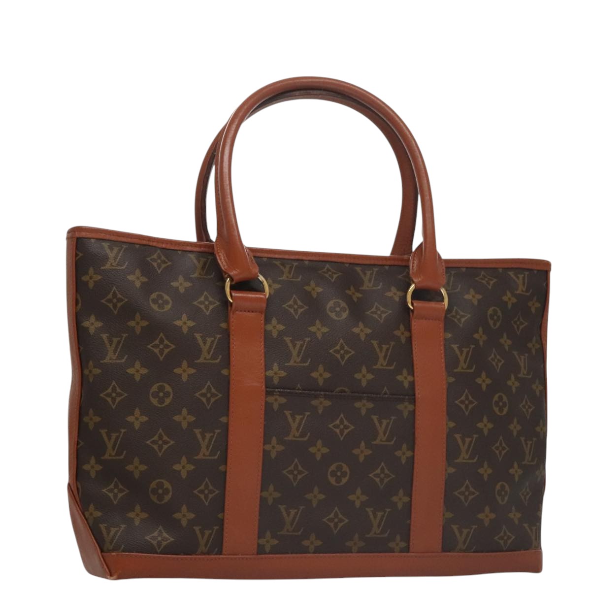 LOUIS VUITTON Monogram Sac Weekend PM Tote Bag M42425 LV ep6826