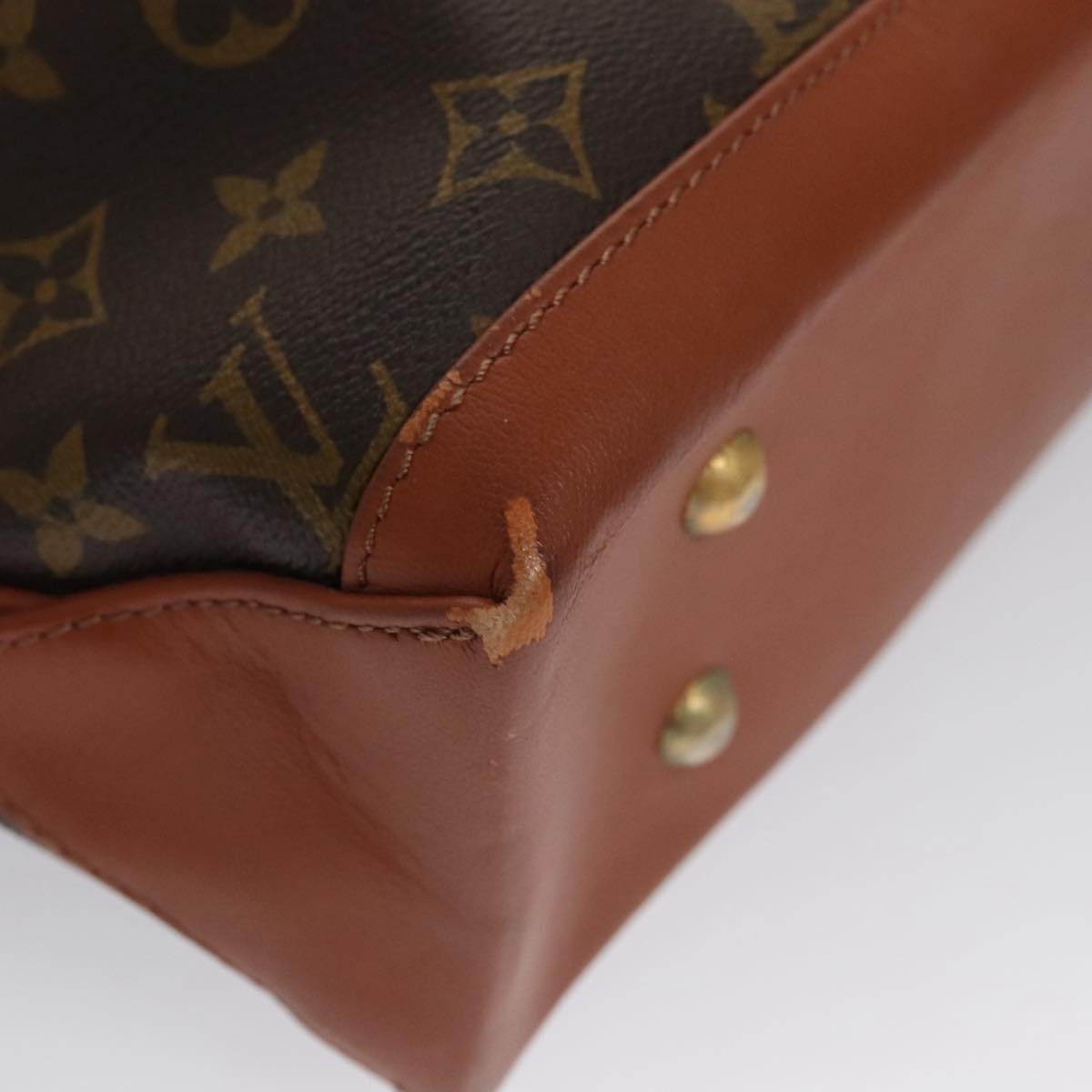 LOUIS VUITTON Monogram Sac Weekend PM Tote Bag M42425 LV ep6826