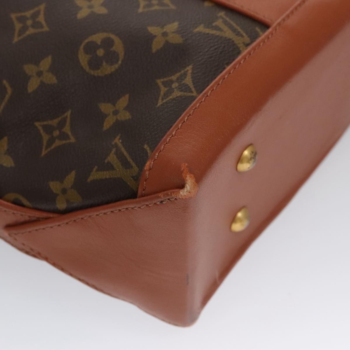 LOUIS VUITTON Monogram Sac Weekend PM Tote Bag M42425 LV ep6826