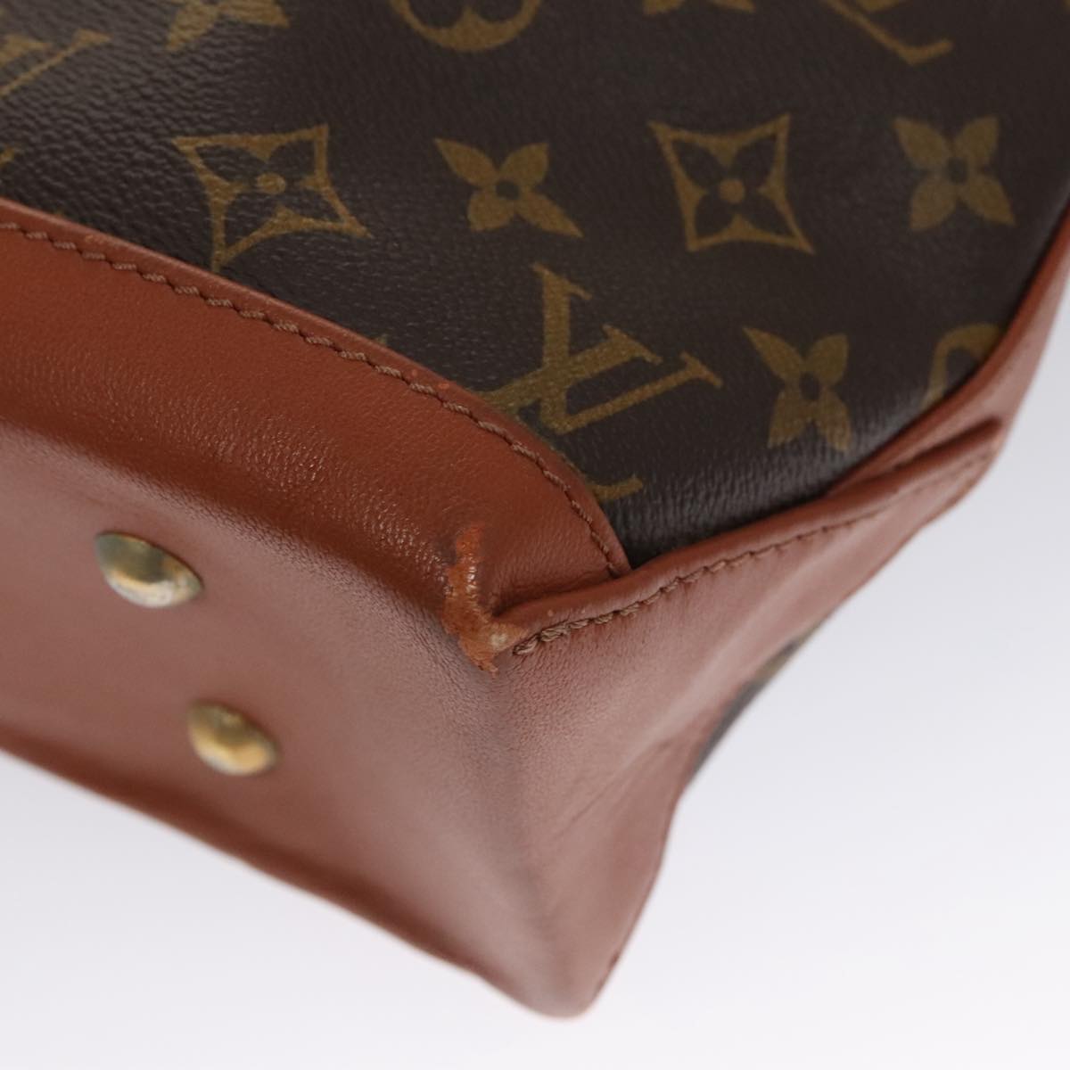 LOUIS VUITTON Monogram Sac Weekend PM Tote Bag M42425 LV ep6826