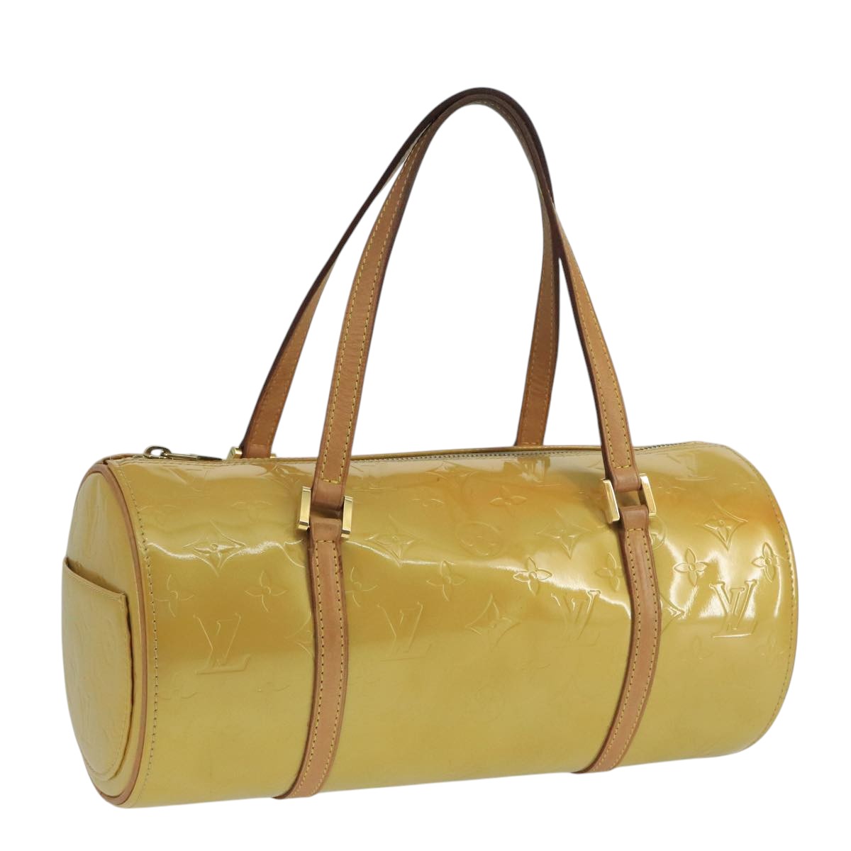 LOUIS VUITTON Monogram Vernis Bedford Hand Bag Beige M91006 LV ep6850