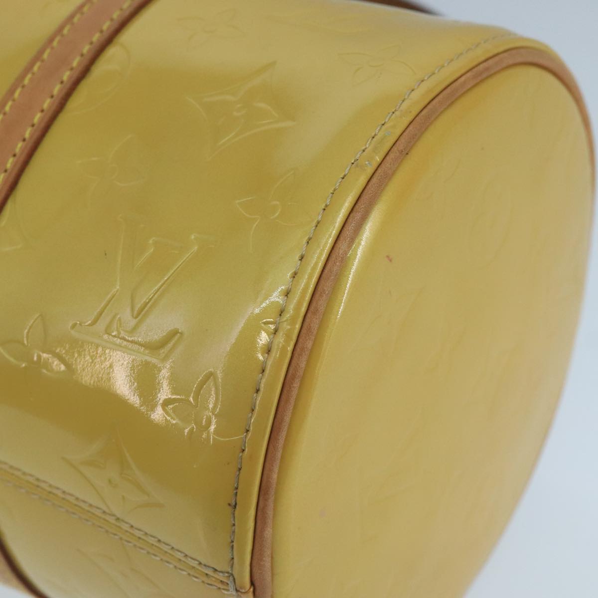 LOUIS VUITTON Monogram Vernis Bedford Hand Bag Beige M91006 LV ep6850