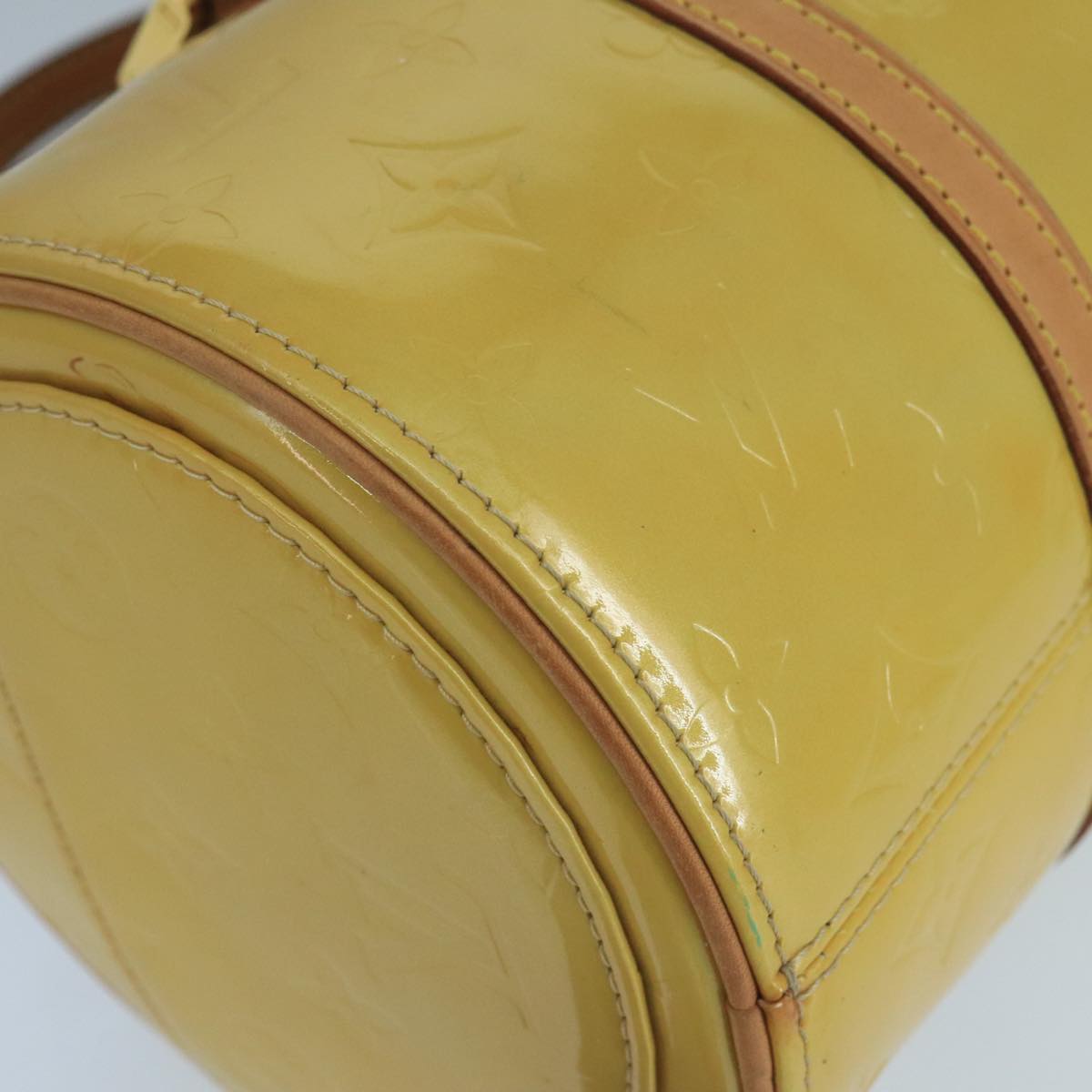 LOUIS VUITTON Monogram Vernis Bedford Hand Bag Beige M91006 LV ep6850