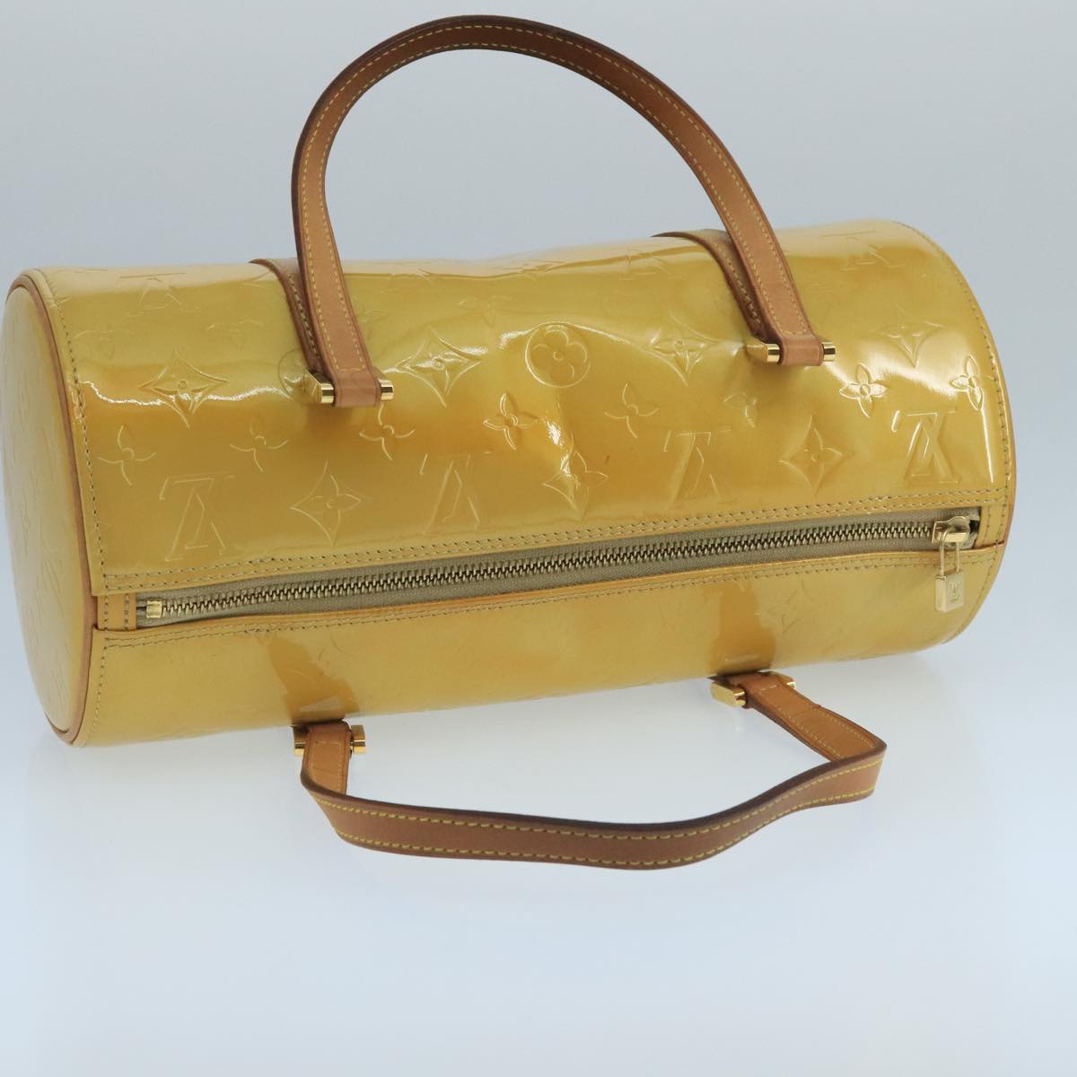 LOUIS VUITTON Monogram Vernis Bedford Hand Bag Beige M91006 LV ep6850