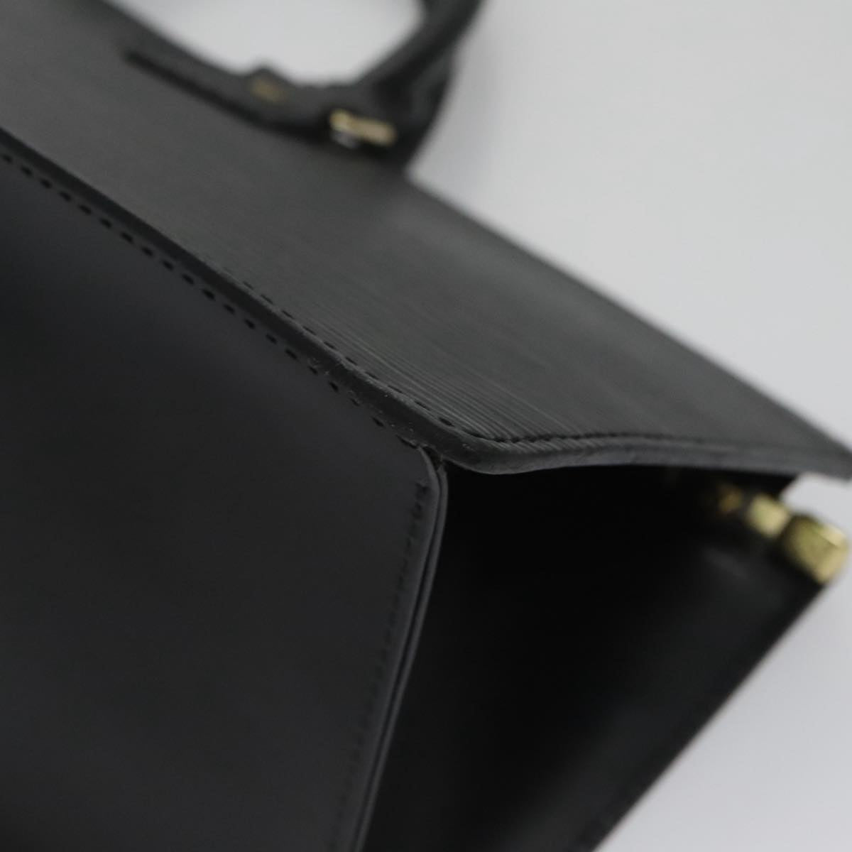 LOUIS VUITTON Epi Sac Triangle Hand Bag Black M52092 LV ep6880
