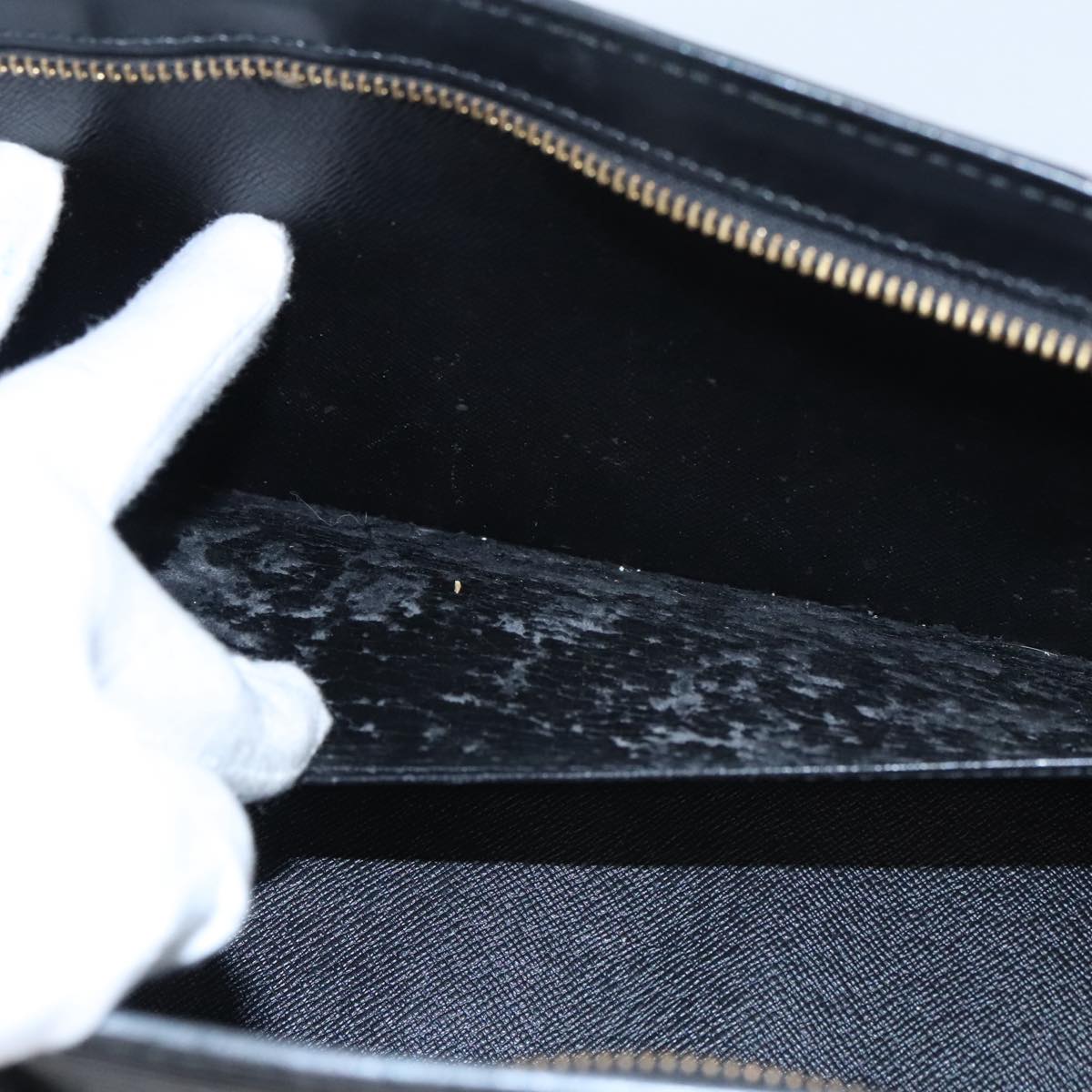 LOUIS VUITTON Epi Sac Triangle Hand Bag Black M52092 LV ep6880