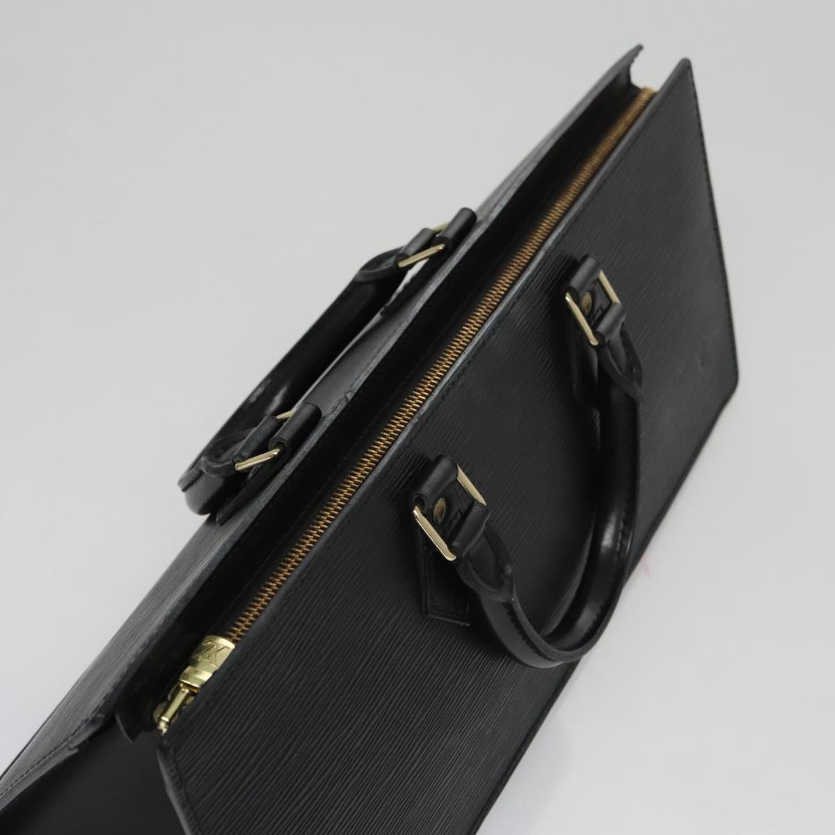 LOUIS VUITTON Epi Sac Triangle Hand Bag Black M52092 LV ep6880