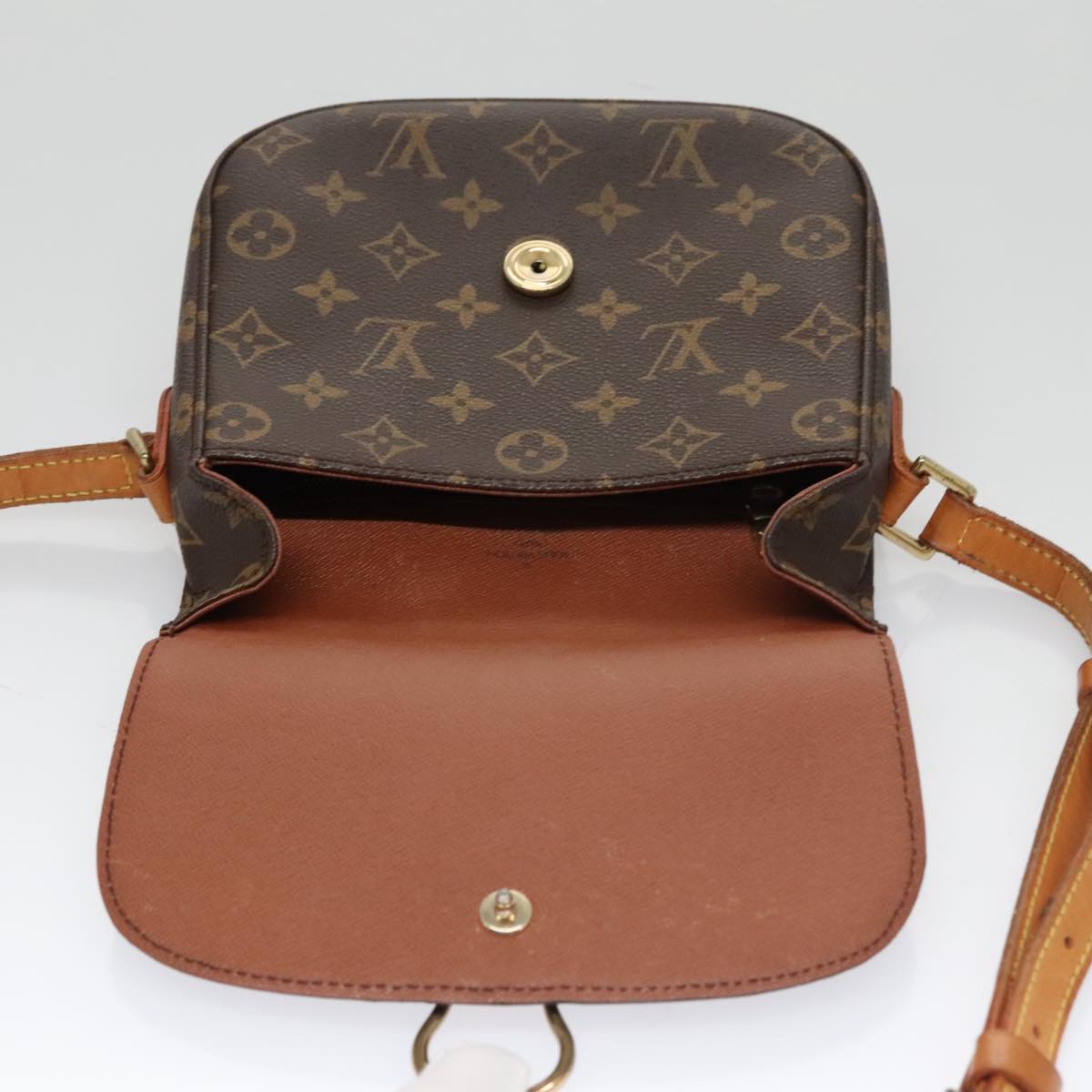LOUIS VUITTON Monogram Saint Cloud MM Shoulder Bag M51243 LV ep6906