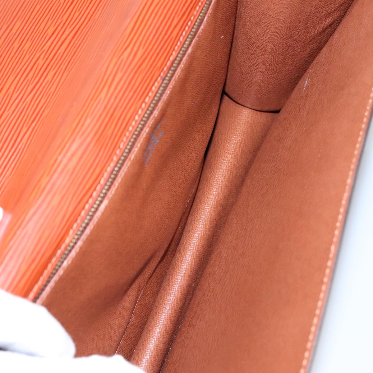 LOUIS VUITTON Epi Monceau 28 Hand Bag Brown M52123 LV ep6907
