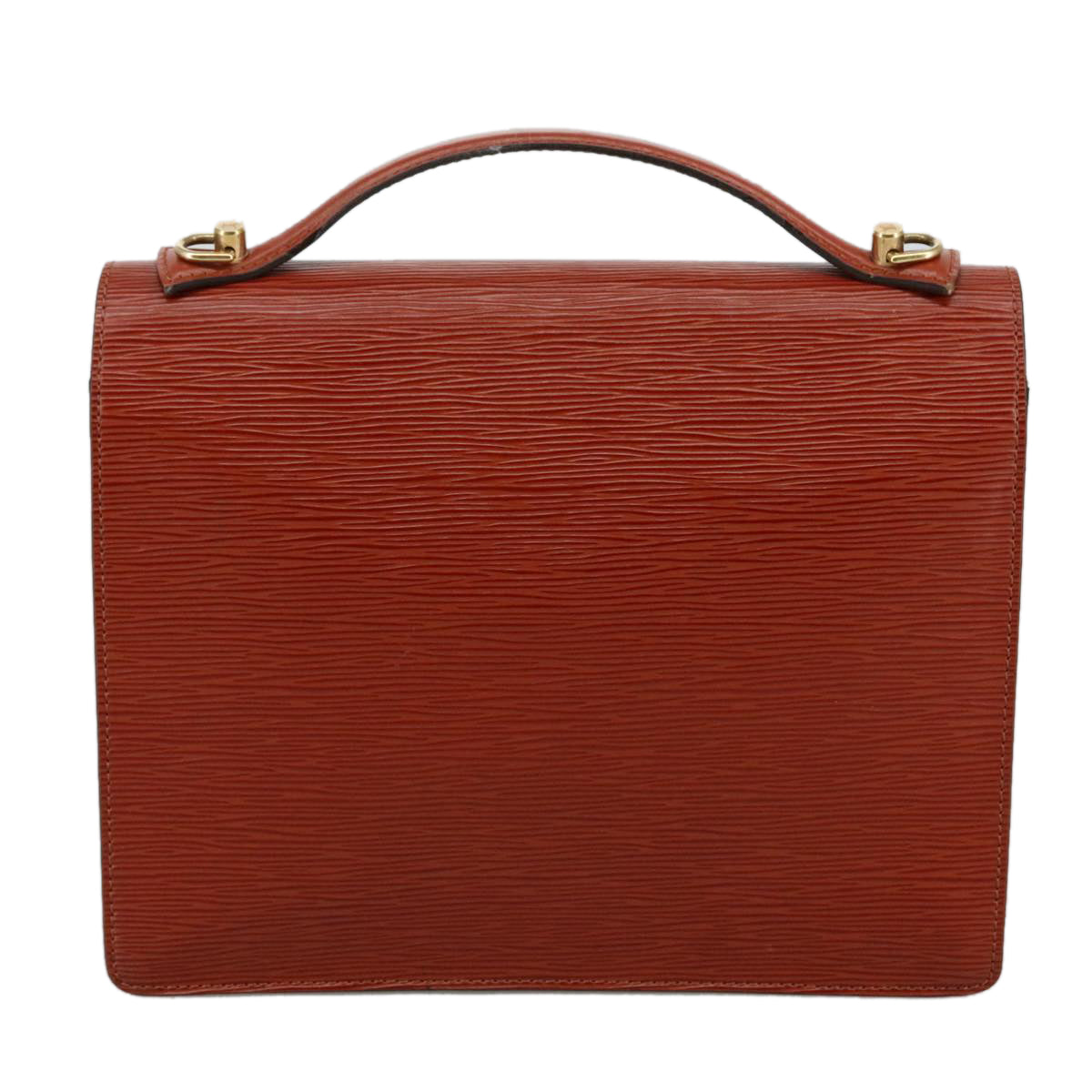 LOUIS VUITTON Epi Monceau 28 Hand Bag Brown M52123 LV ep6907