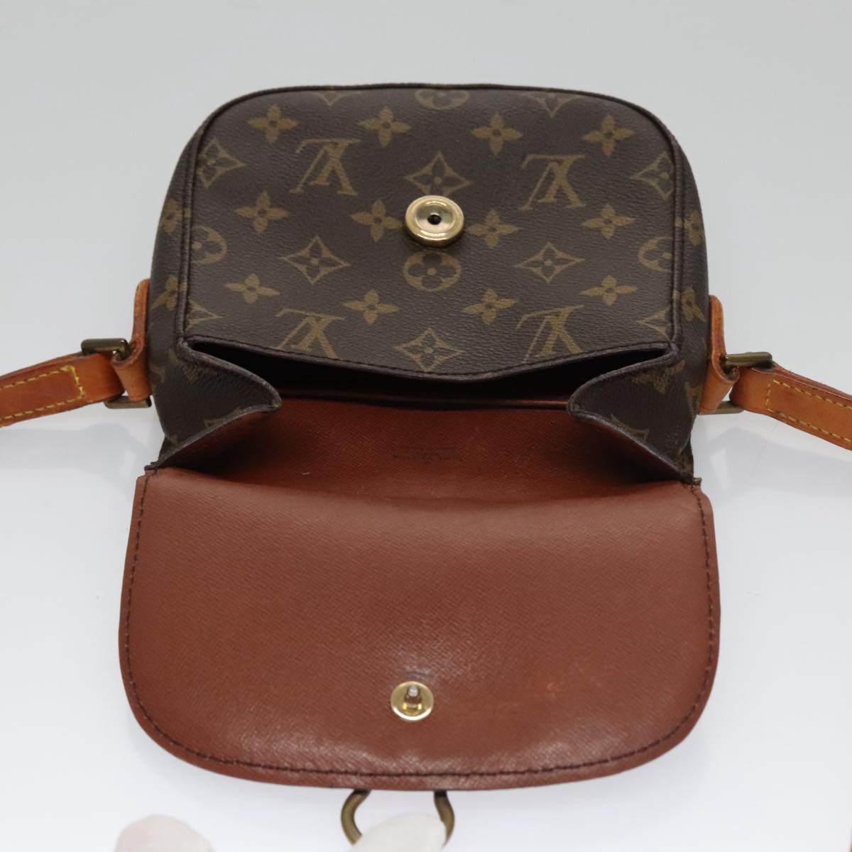 LOUIS VUITTON Monogram Saint Cloud PM Shoulder Bag M51244 LV ep6911