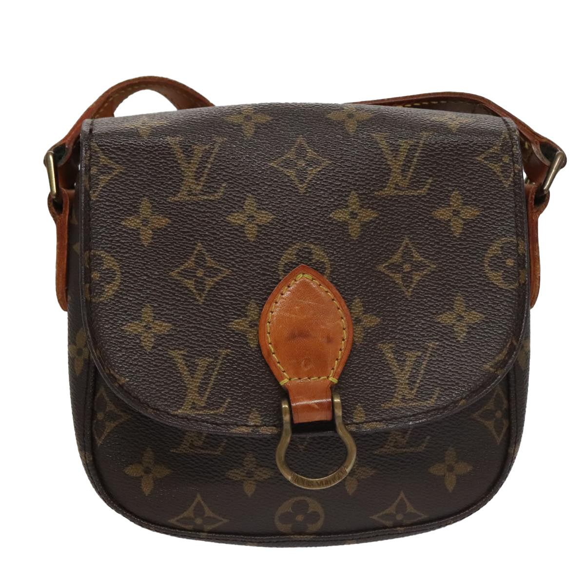 LOUIS VUITTON Monogram Saint Cloud PM Shoulder Bag M51244 LV ep6911