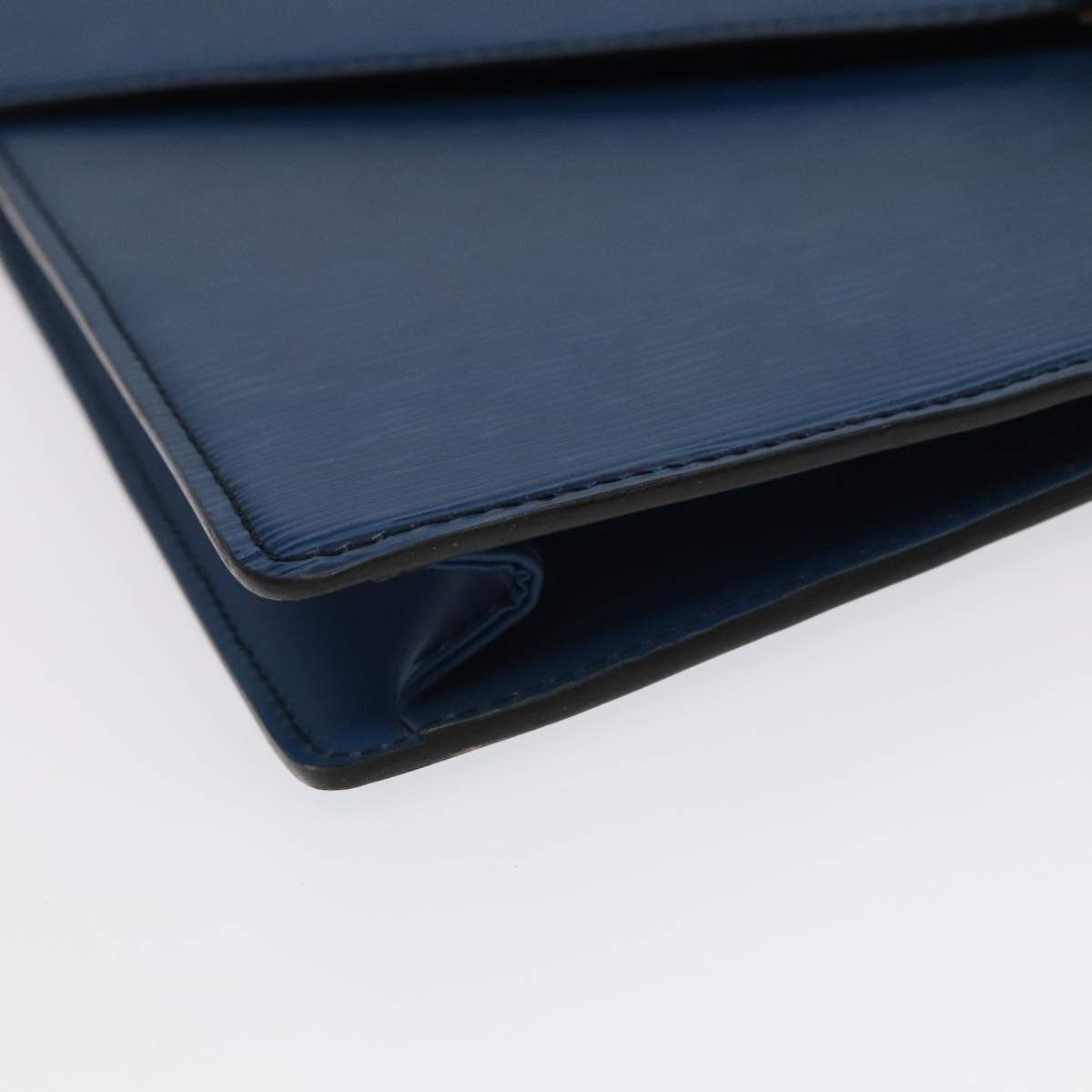 LOUIS VUITTON Epi Porte Documents Bandouliere Bag Toledo Blue LV ep6912
