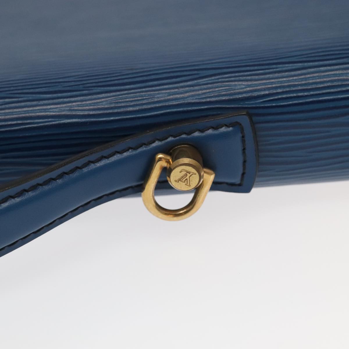LOUIS VUITTON Epi Porte Documents Bandouliere Bag Toledo Blue LV ep6912