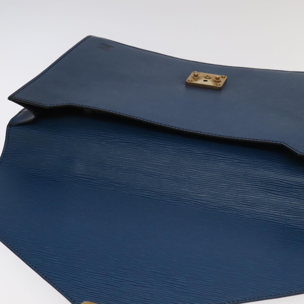 LOUIS VUITTON Epi Porte Documents Bandouliere Bag Toledo Blue LV ep6912