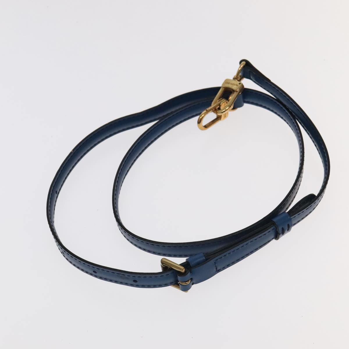 LOUIS VUITTON Epi Porte Documents Bandouliere Bag Toledo Blue LV ep6912