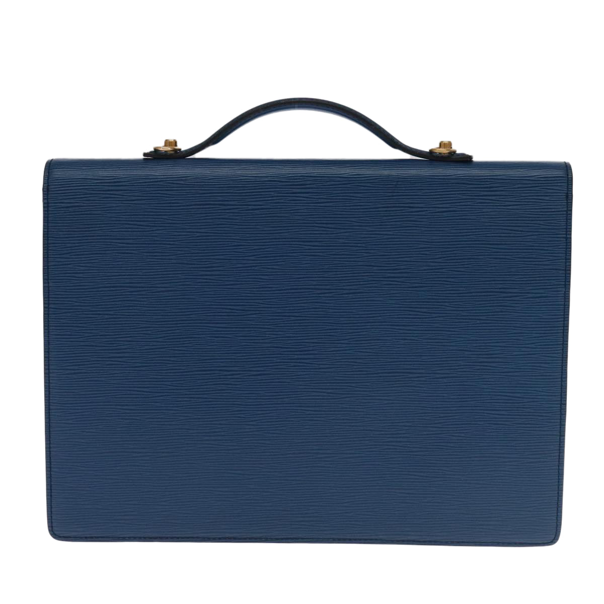 LOUIS VUITTON Epi Porte Documents Bandouliere Bag Toledo Blue LV ep6912