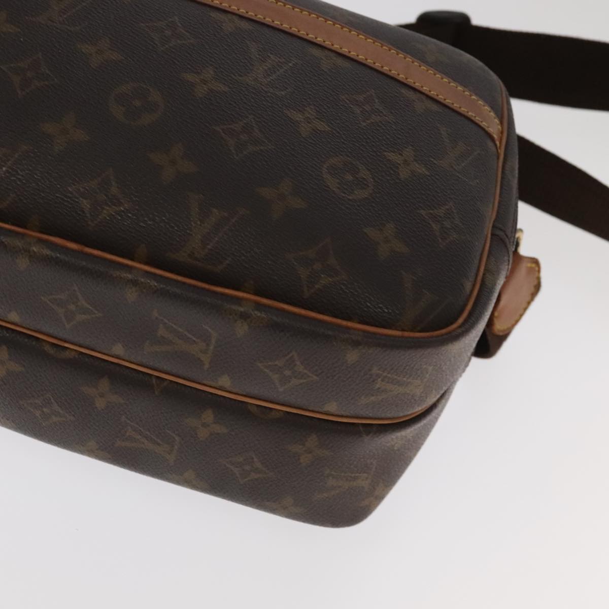 LOUIS VUITTON Monogram Reporter PM Shoulder Bag M45254 LV ep6916