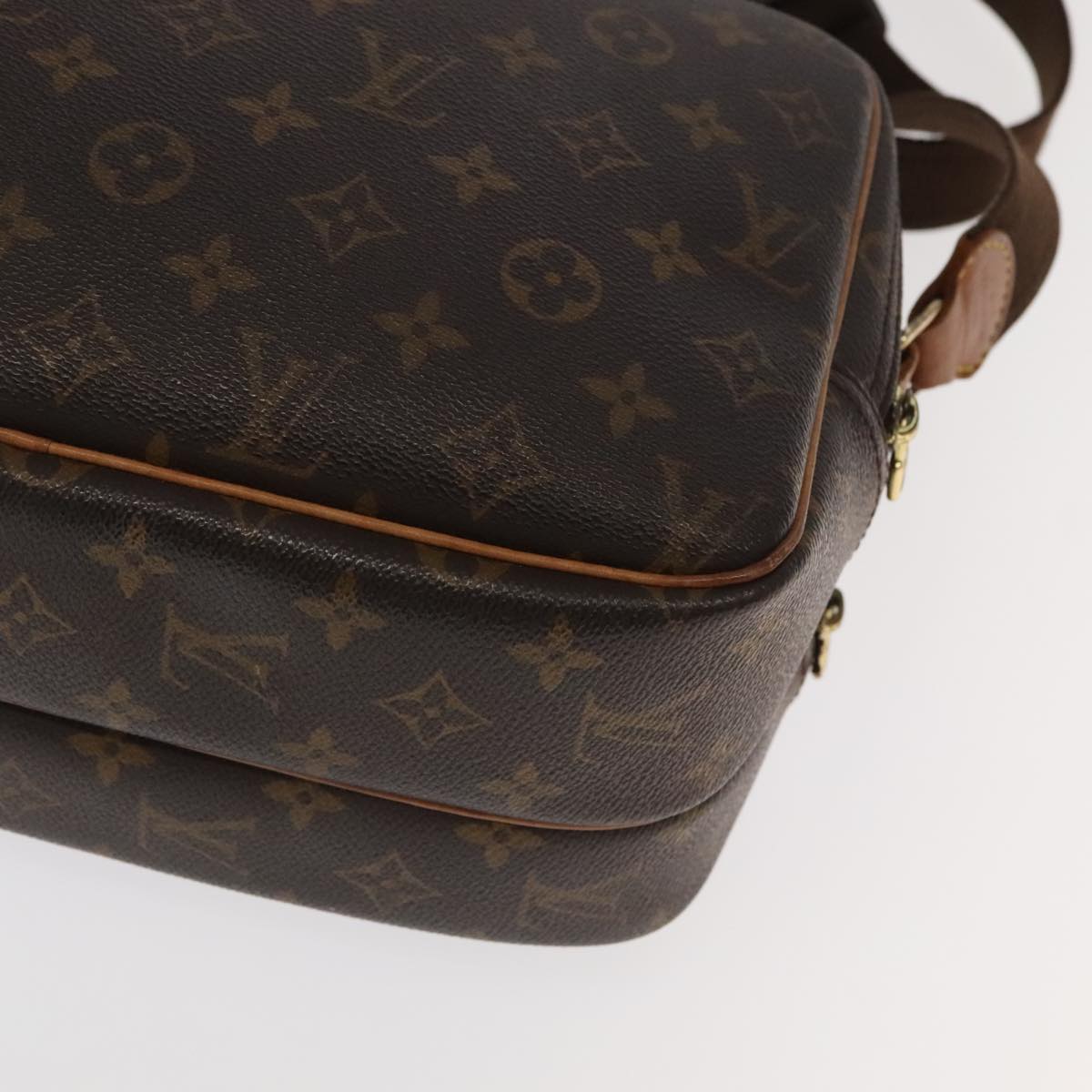 LOUIS VUITTON Monogram Reporter PM Shoulder Bag M45254 LV ep6916