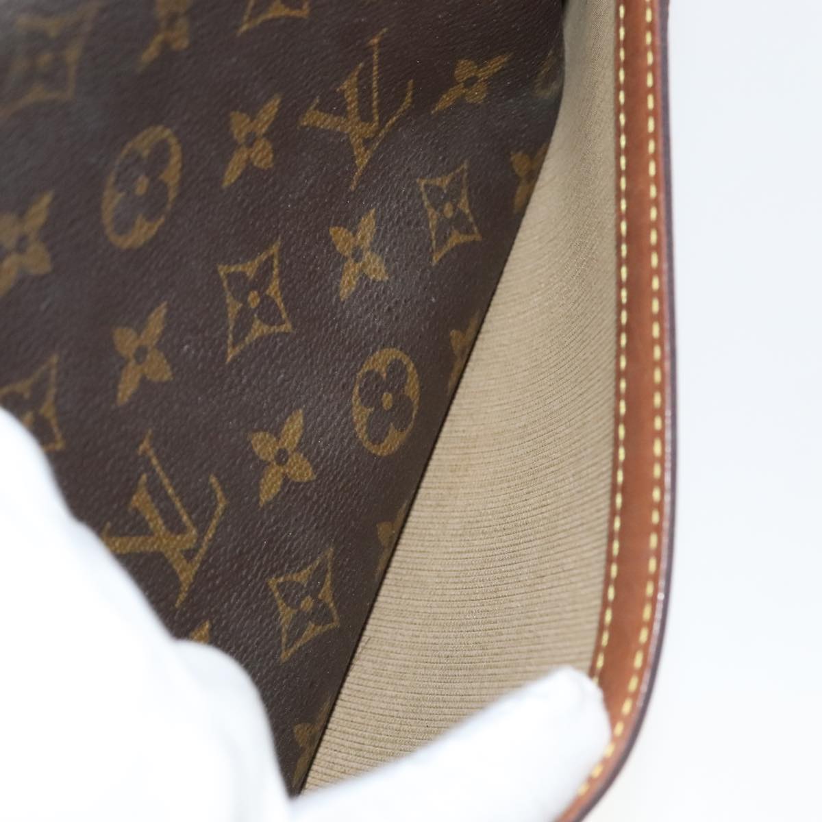 LOUIS VUITTON Monogram Reporter PM Shoulder Bag M45254 LV ep6916