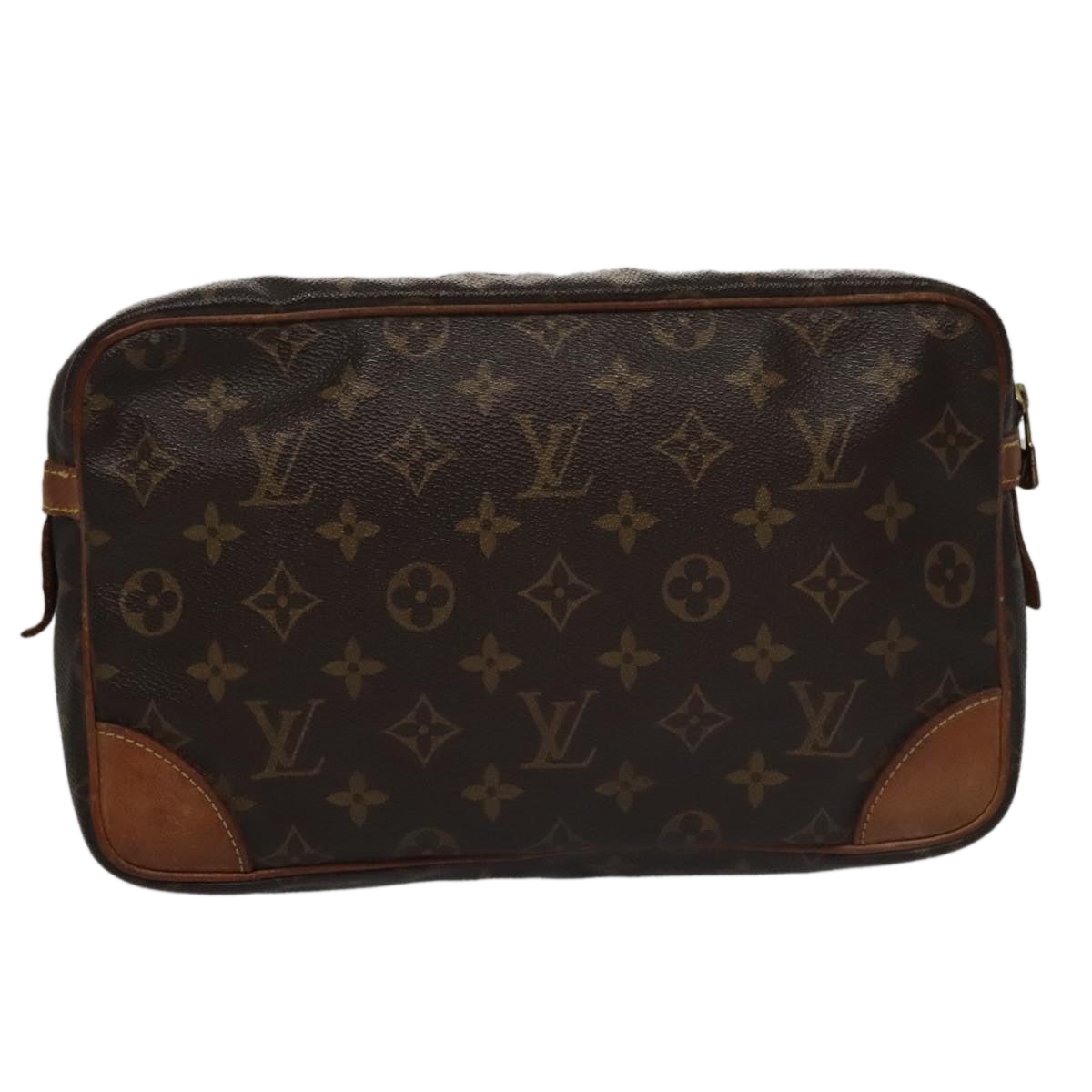 LOUIS VUITTON Monogram Compiegne 28 Clutch Bag M51845 LV ep6924
