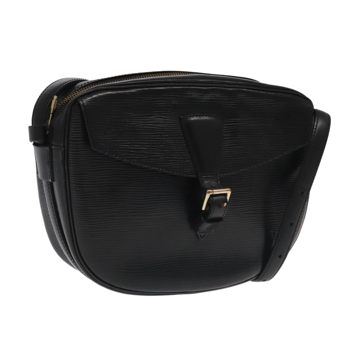 LOUIS VUITTON Epi Jeune Fille MM Shoulder Bag Black M52152 LV ep6939