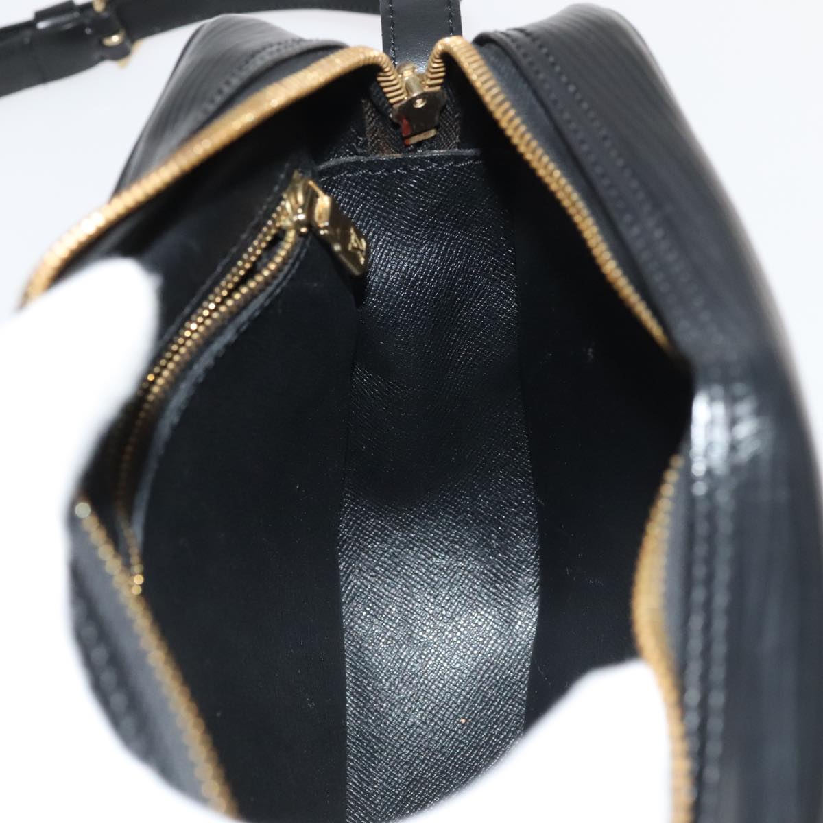 LOUIS VUITTON Epi Jeune Fille MM Shoulder Bag Black M52152 LV ep6939