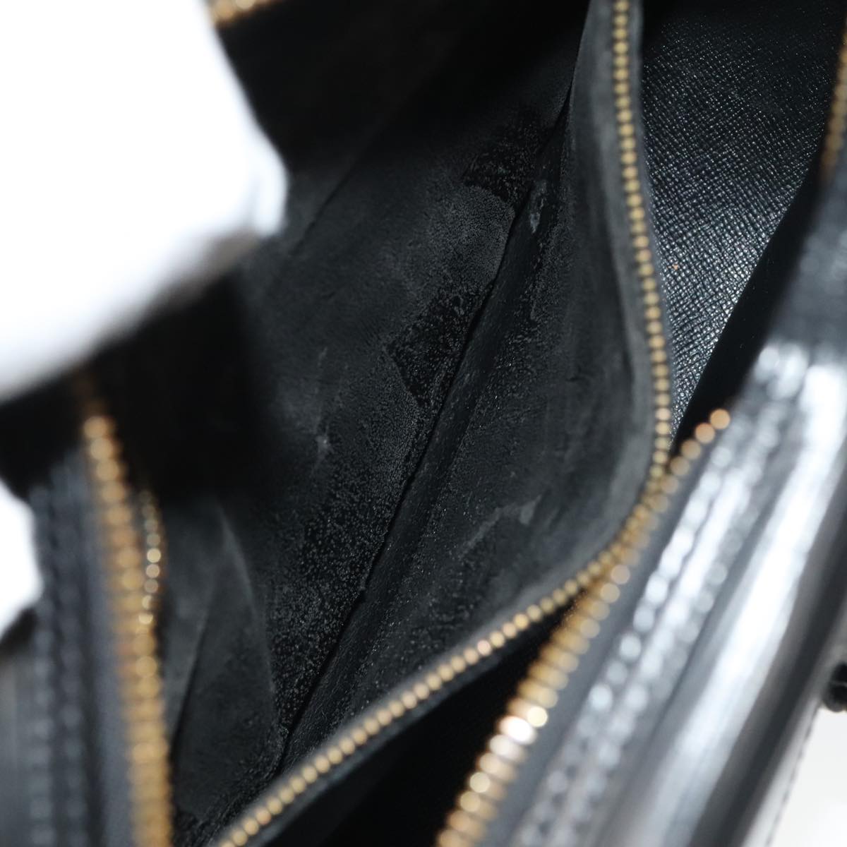 LOUIS VUITTON Epi Jeune Fille MM Shoulder Bag Black M52152 LV ep6939