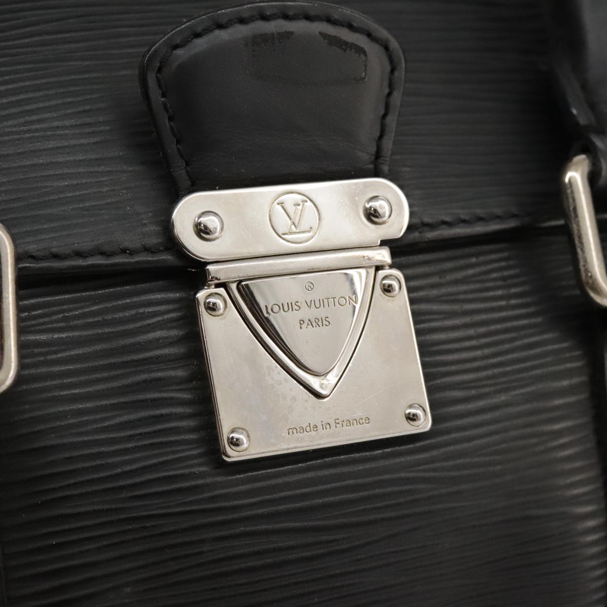 LOUIS VUITTON Epi Segur PM Hand Bag Black M58822 LV ep6944