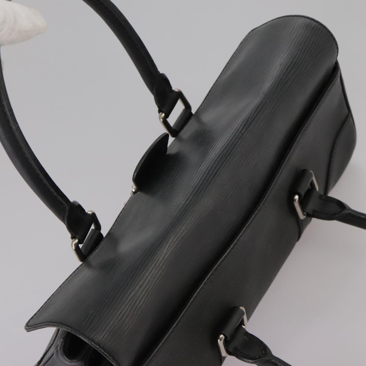 LOUIS VUITTON Epi Segur PM Hand Bag Black M58822 LV ep6944