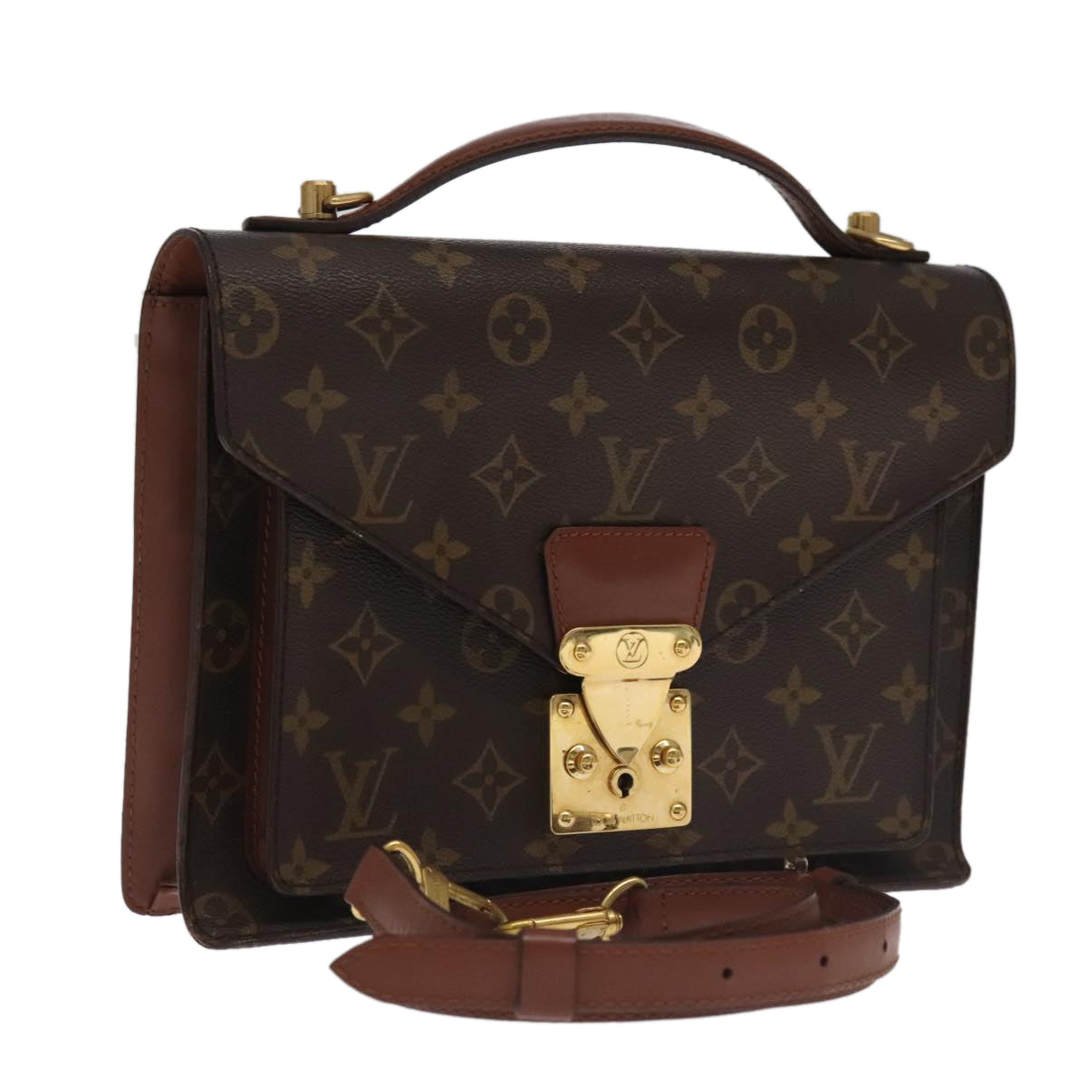 LOUIS VUITTON Monogram Monceau 26 Shoulder Bag M51187 LV ep6945
