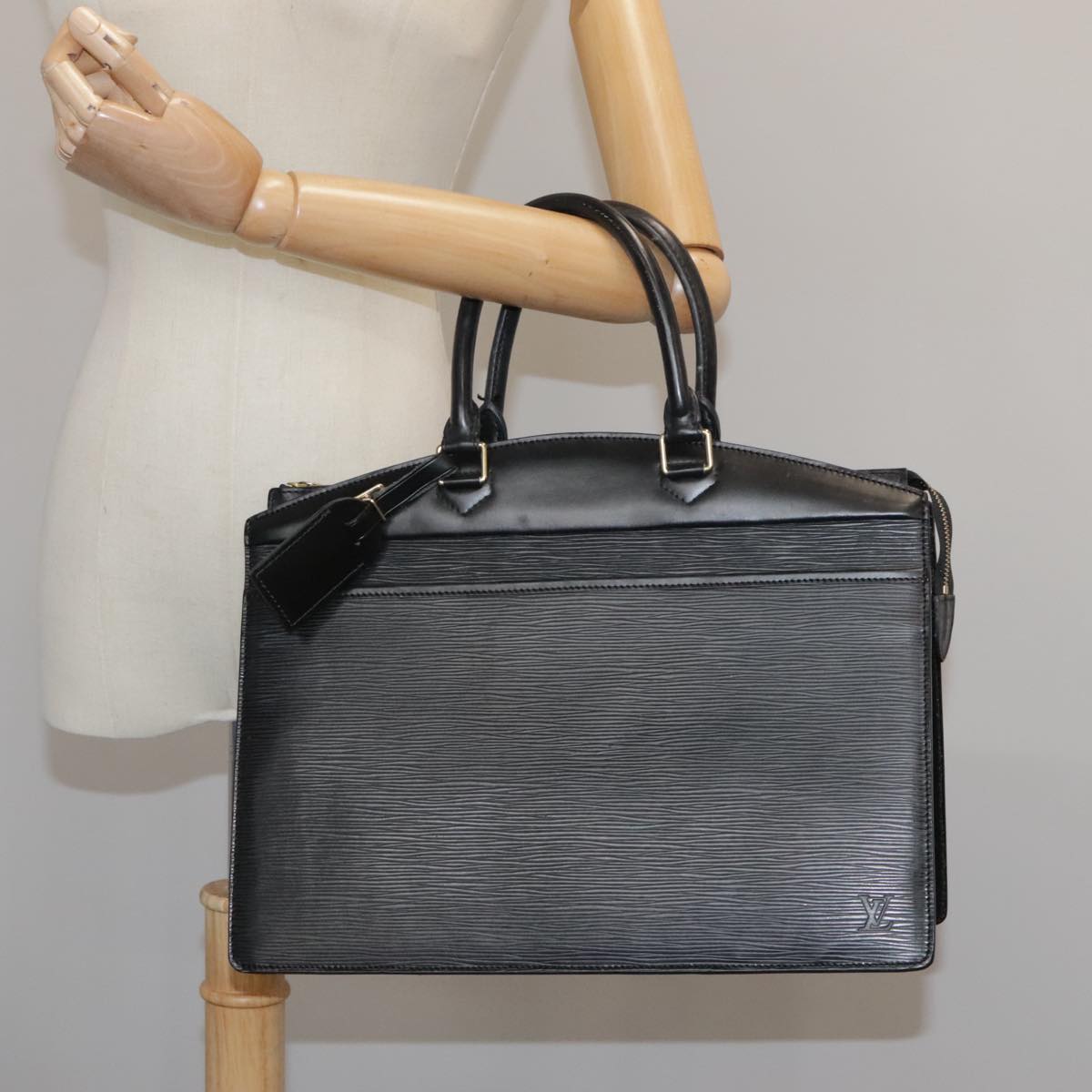 LOUIS VUITTON Epi Riviera Hand Bag Noir Black M48182 LV ep6946