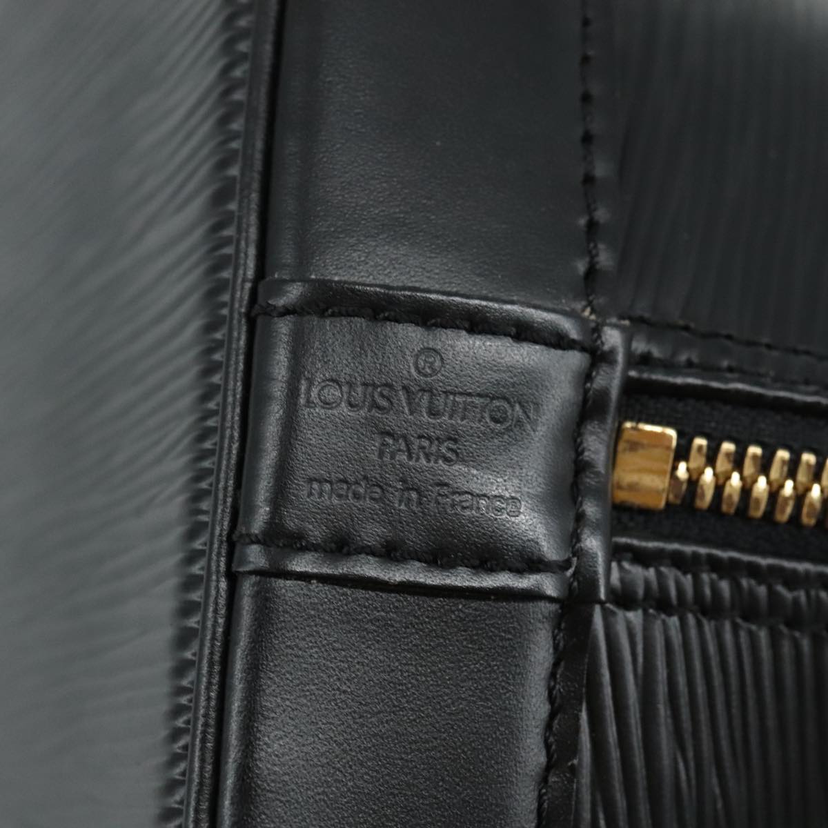 LOUIS VUITTON Epi Alma Hand Bag Black M52142 LV ep6954