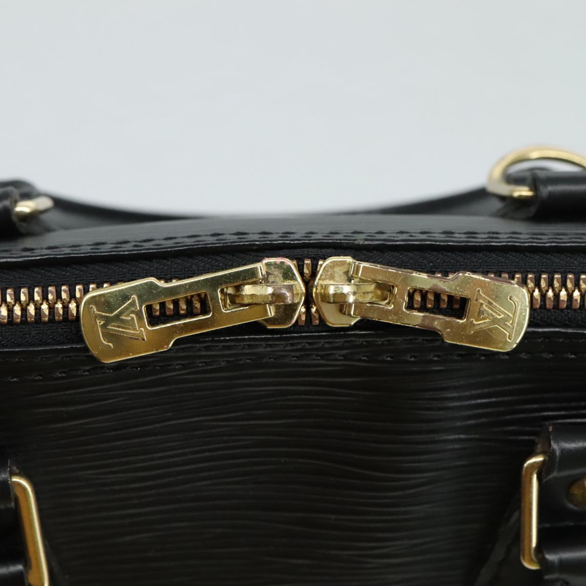 LOUIS VUITTON Epi Alma Hand Bag Black M52142 LV ep6954