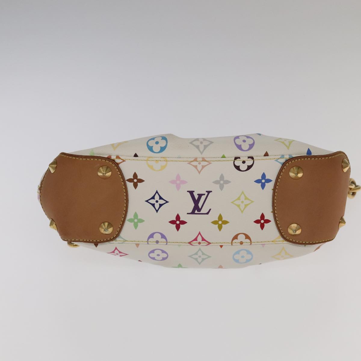 LOUIS VUITTON Monogram Multicolor Judy PM Shoulder Bag White M40257 ep6964
